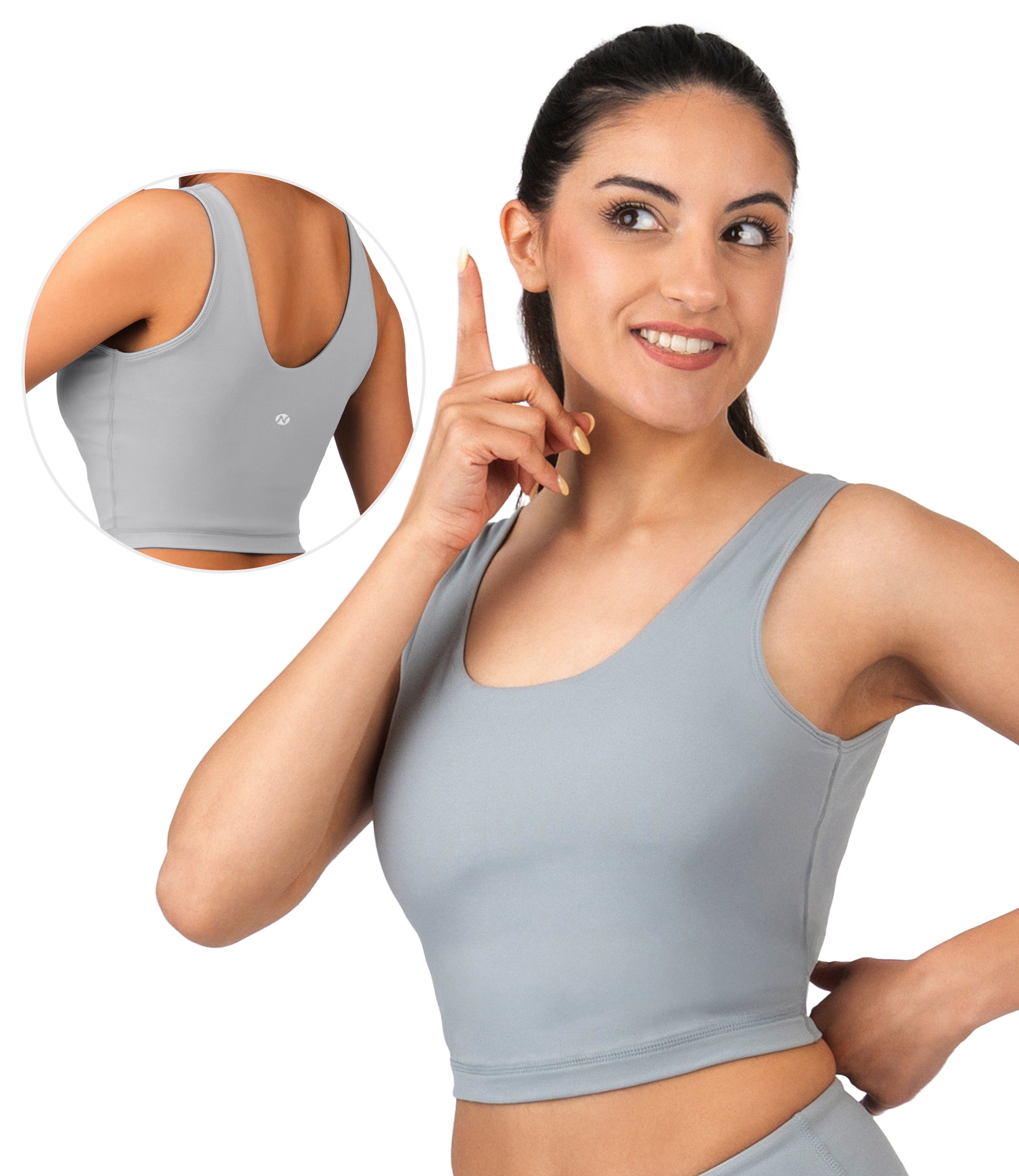 NirLUX™ U Back Sports Bra Longline Tank Top for Women