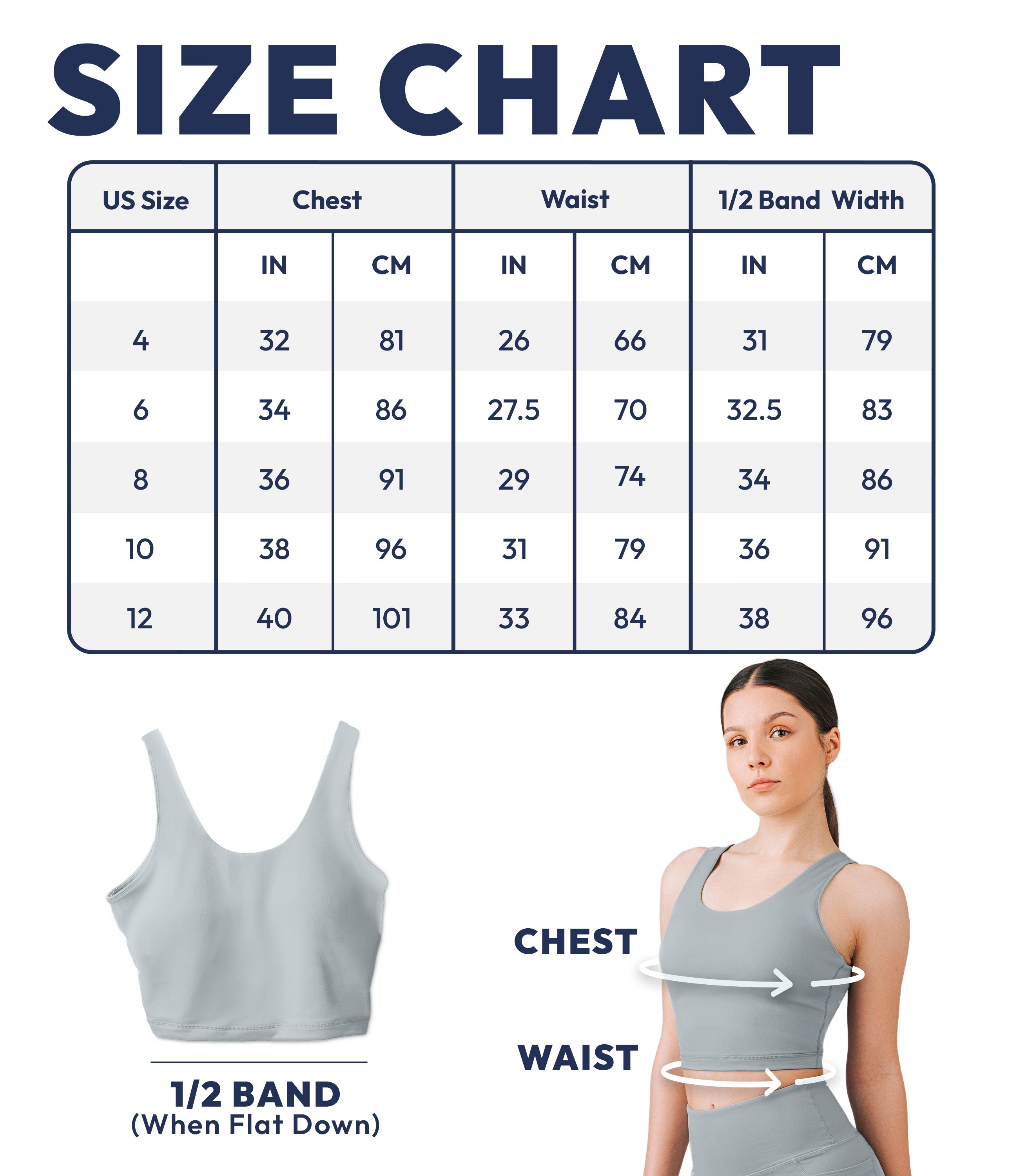 NirLUX™ U Back Sports Bra Longline Tank Top for Women