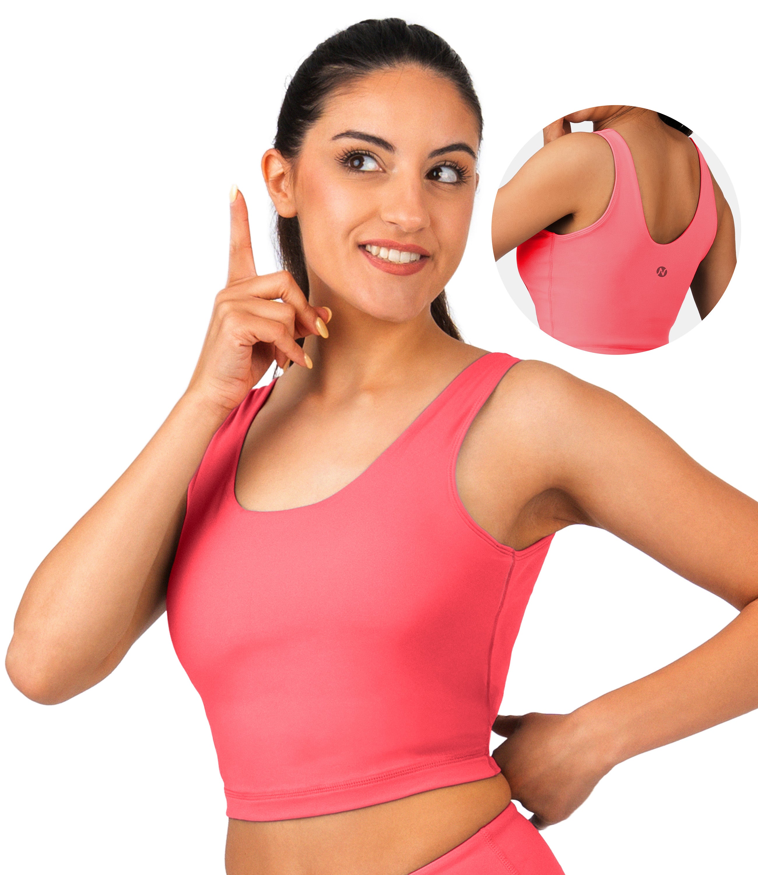 NirLUX™ U Back Sports Bra Longline Tank Top for Women