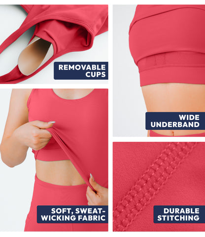 NirLUX™ U Back Sports Bra Longline Tank Top for Women