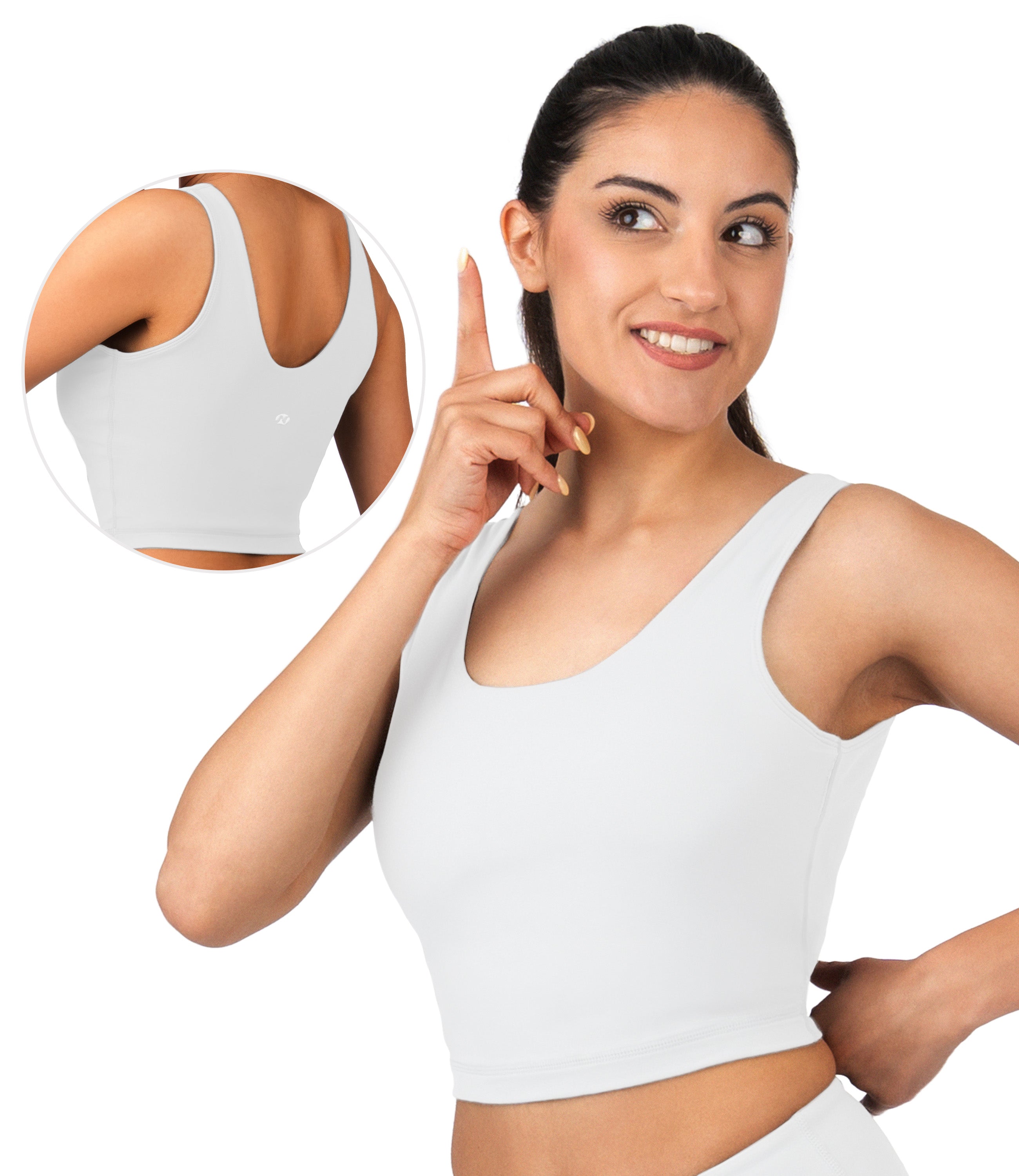 NirLUX™ U Back Sports Bra Longline Tank Top for Women