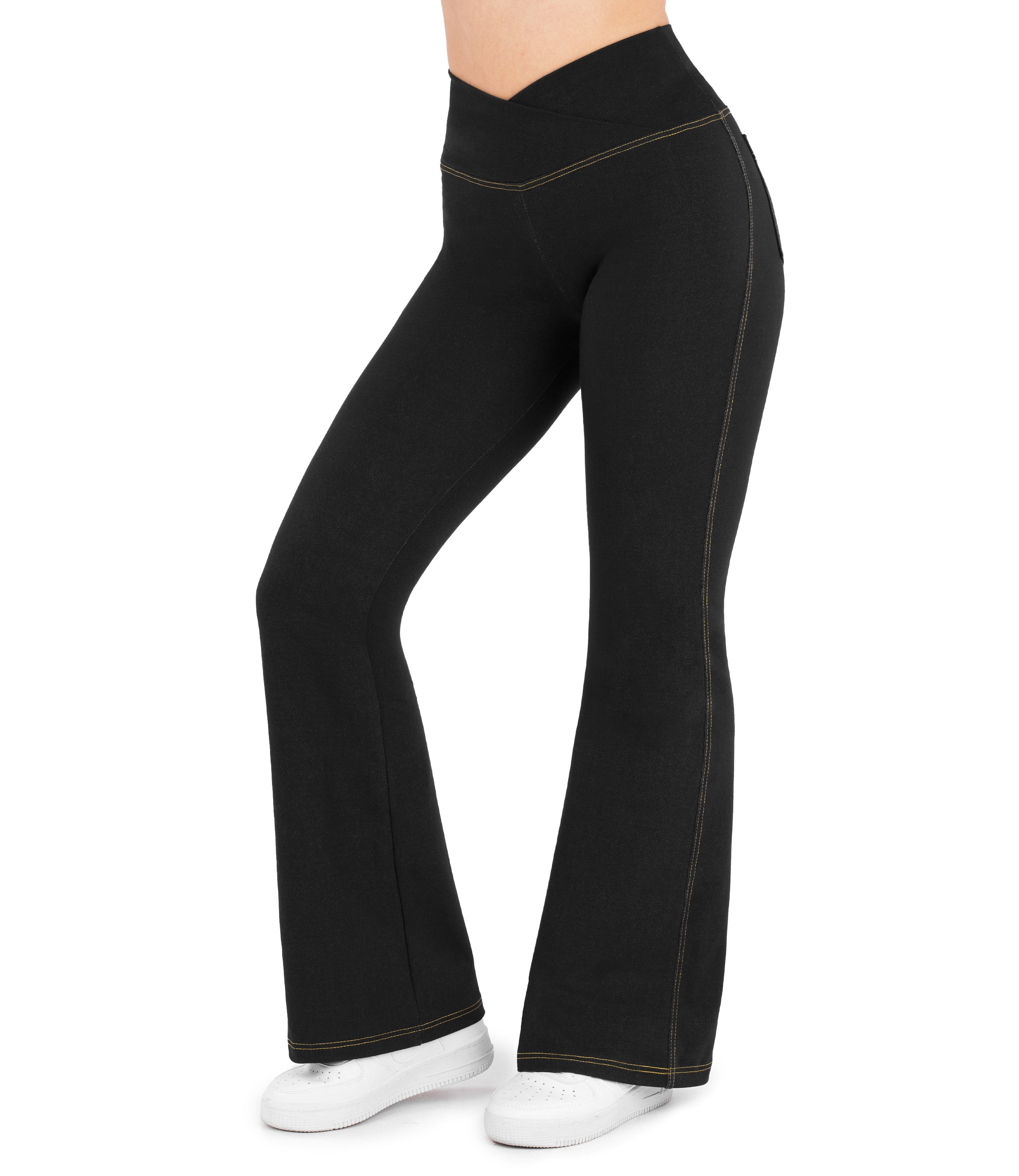 Crossover Bootcut Jeggings