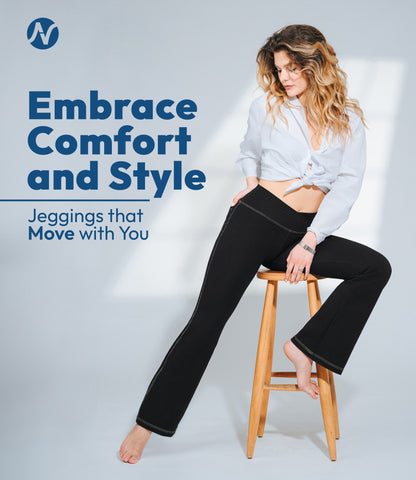 Crossover Bootcut Jeggings