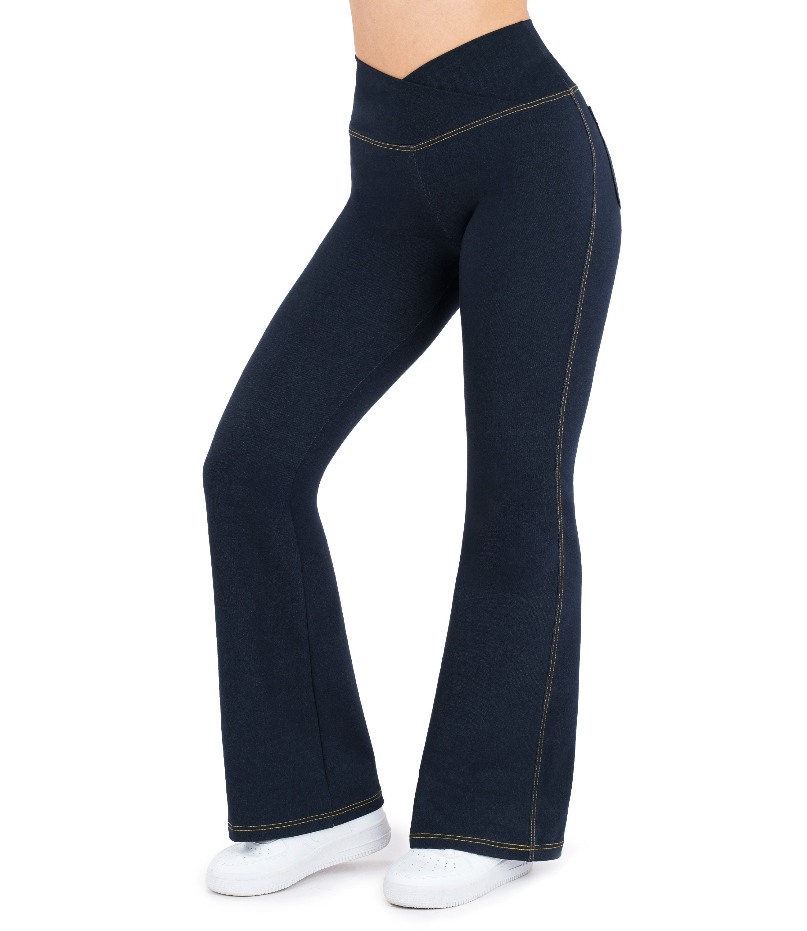 Crossover Bootcut Jeggings