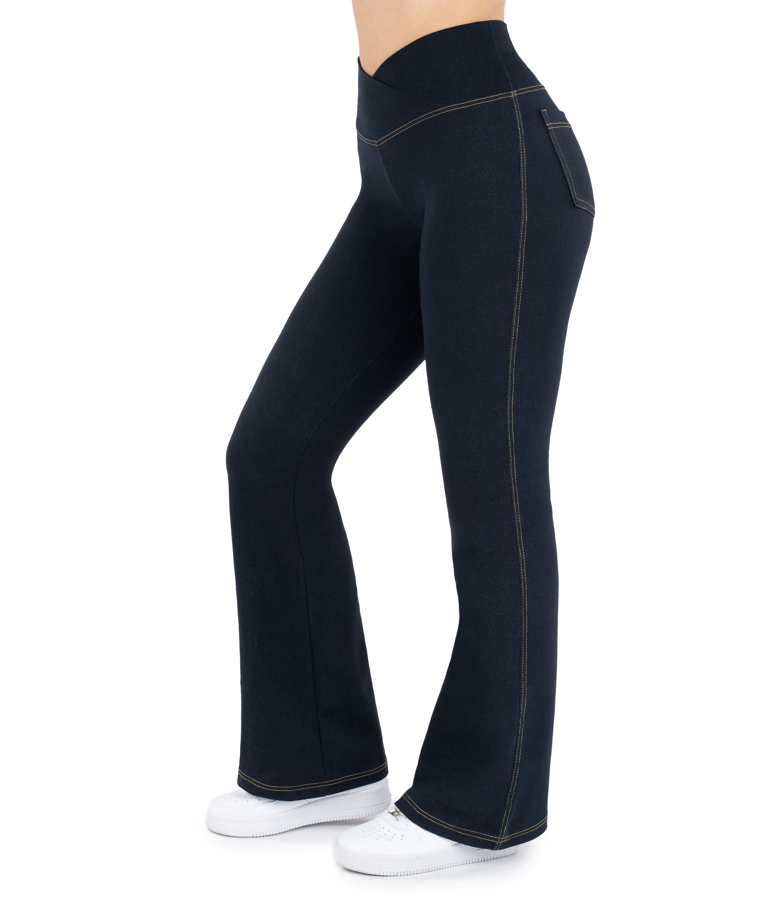 Crossover Bootcut Jeggings