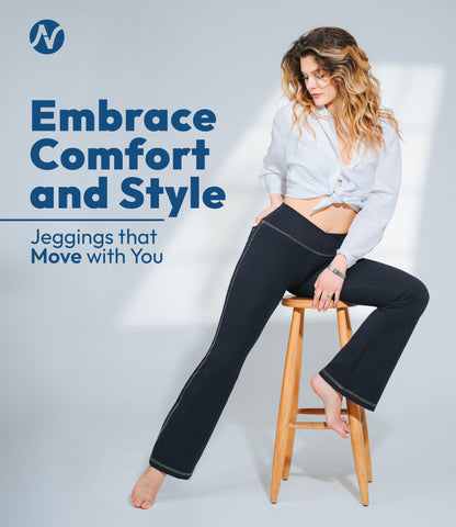 Crossover Bootcut Jeggings
