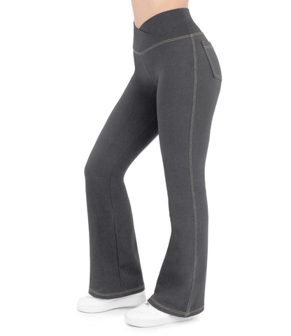 Crossover Bootcut Jeggings