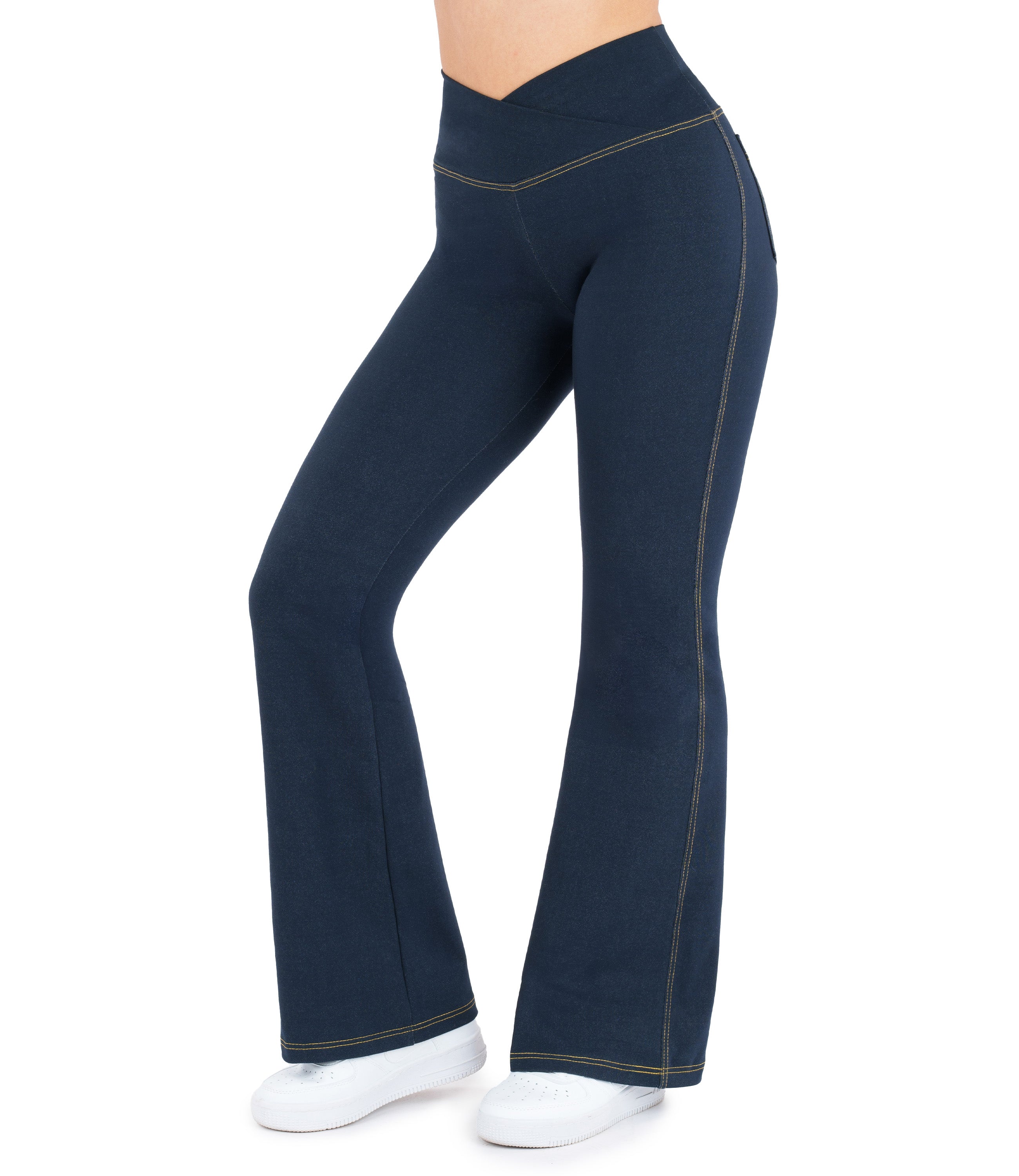 Crossover Bootcut Jeggings