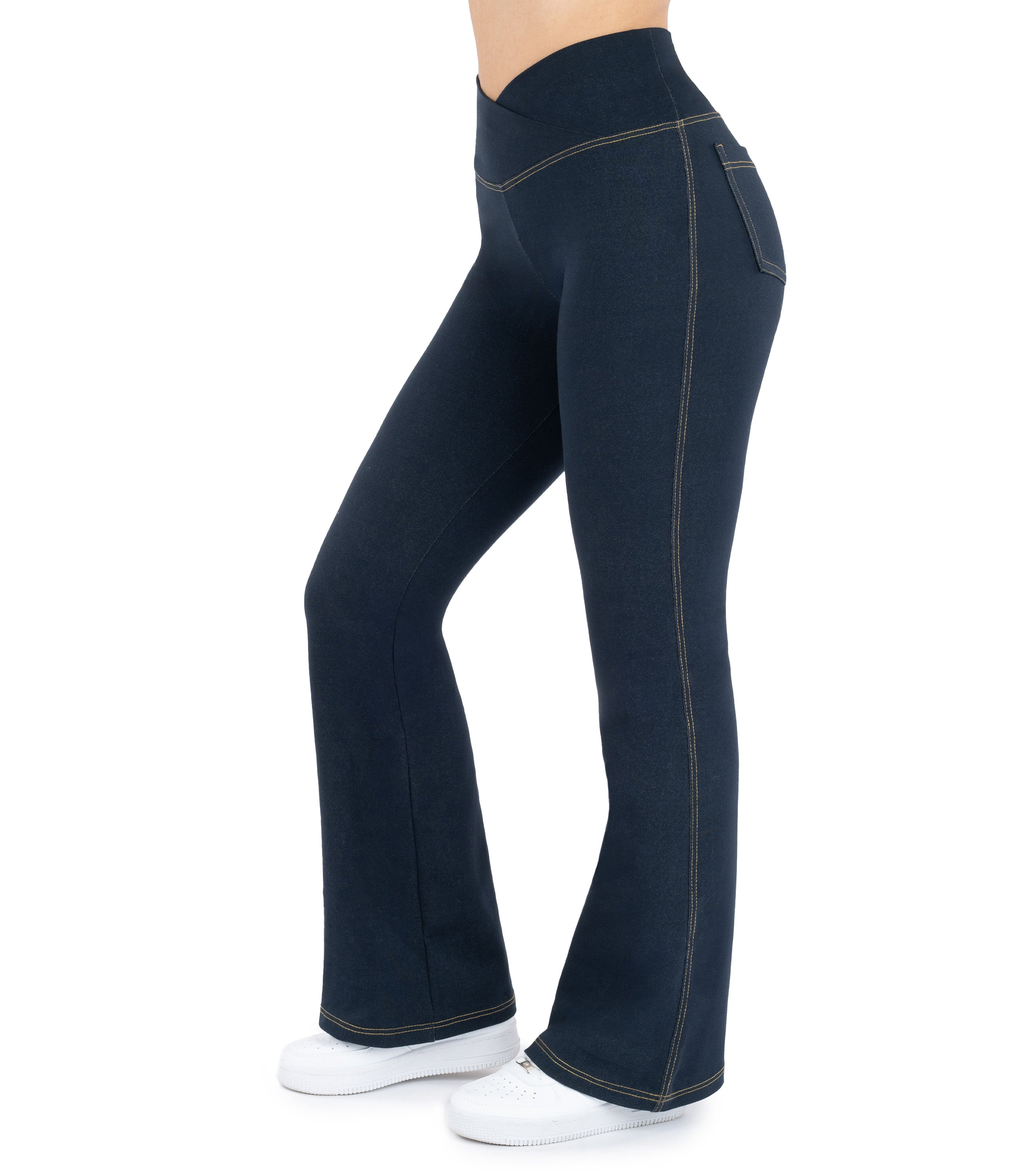 Crossover Bootcut Jeggings