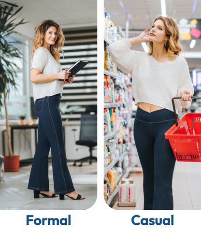 Crossover Bootcut Jeggings