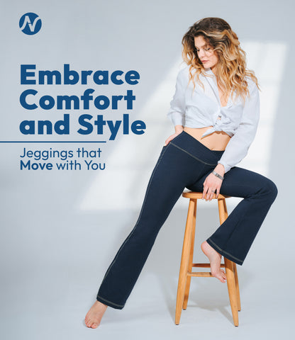 Crossover Bootcut Jeggings