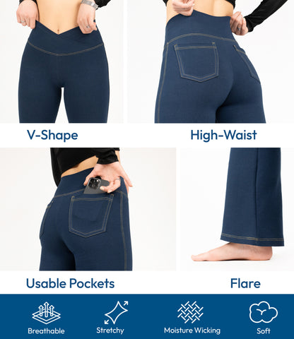 Crossover Bootcut Jeggings