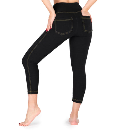 7/8 דנים-לוק Jeggings