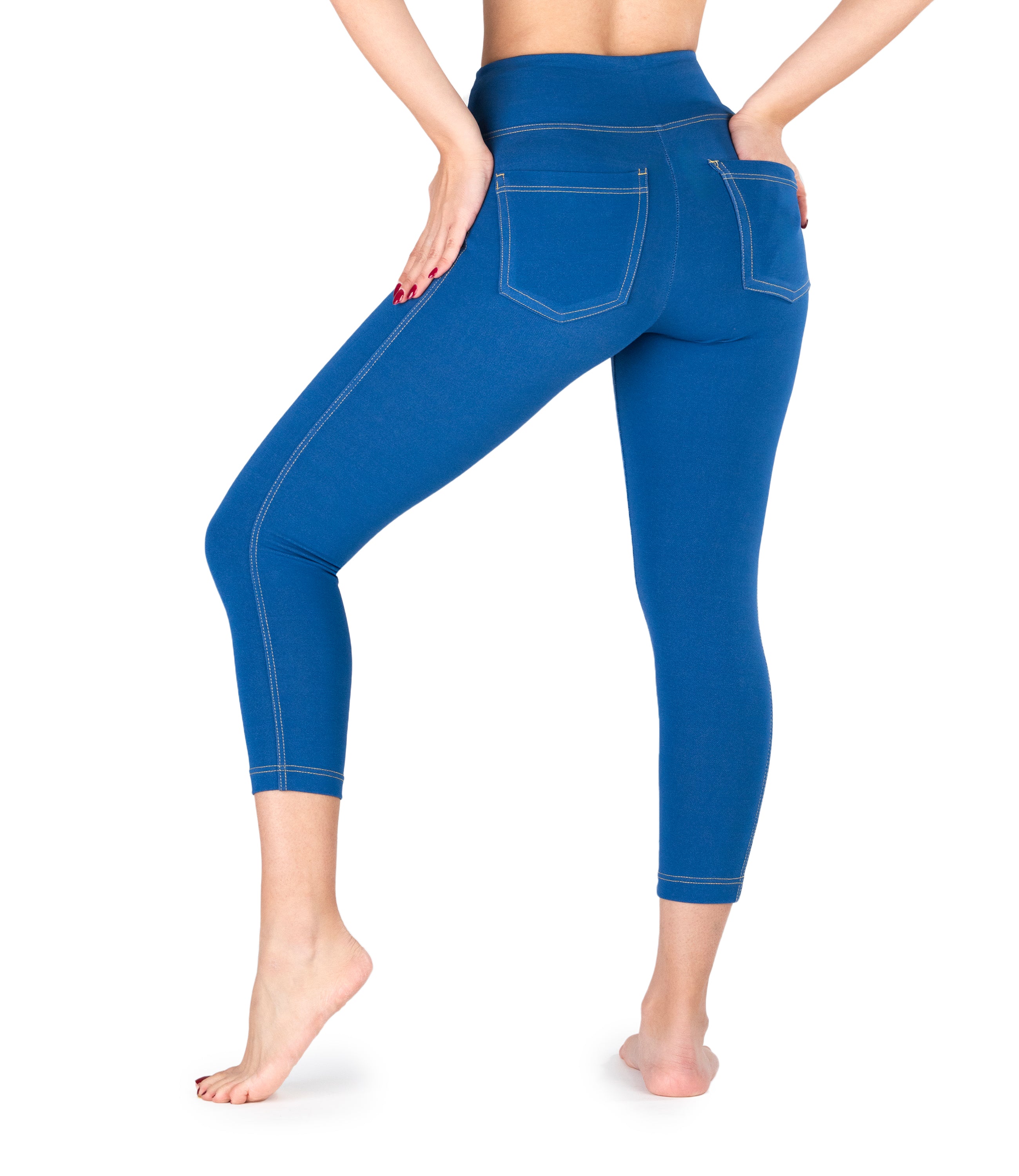 7/8 דנים-לוק Jeggings