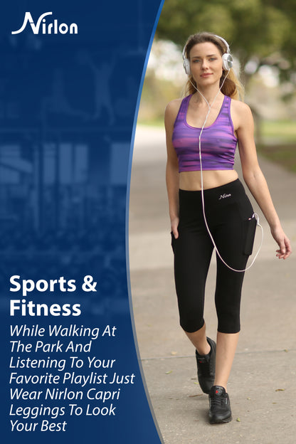3/4 Length Leggings with Pockets