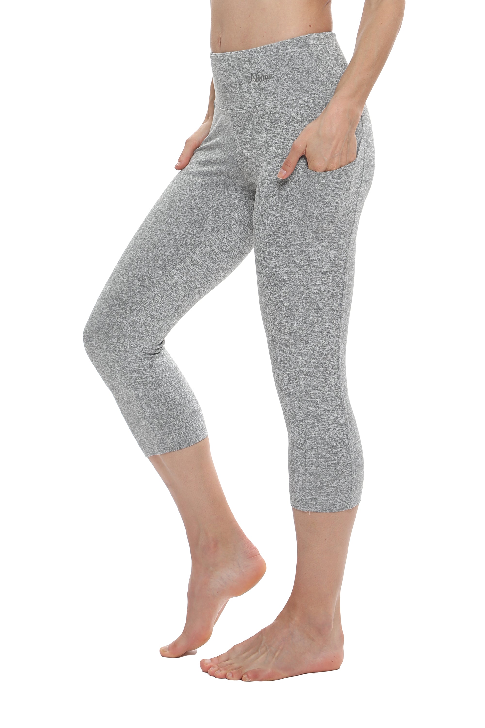 3/4 Length Leggings with Pockets