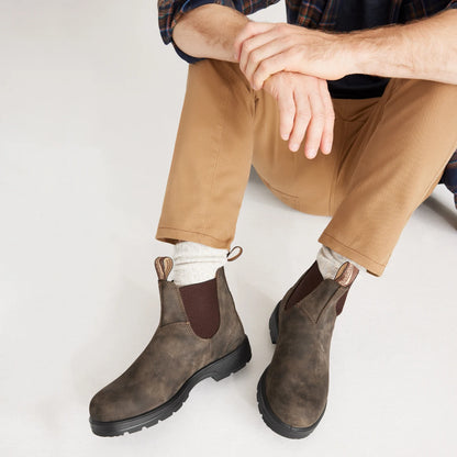 Rustic Boots Chelsea Boot – Rustic Brown Premium Leather – Nirlon