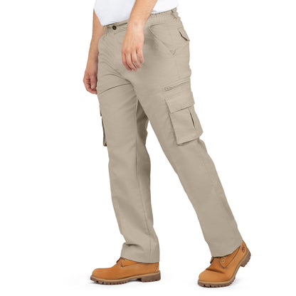 Cargo Pants with 8 Pockets and Belt