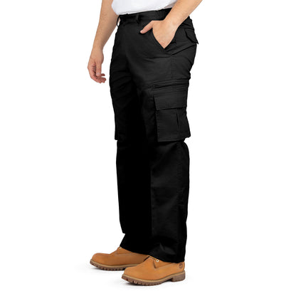 Cargo Pants with 8 Pockets and Belt