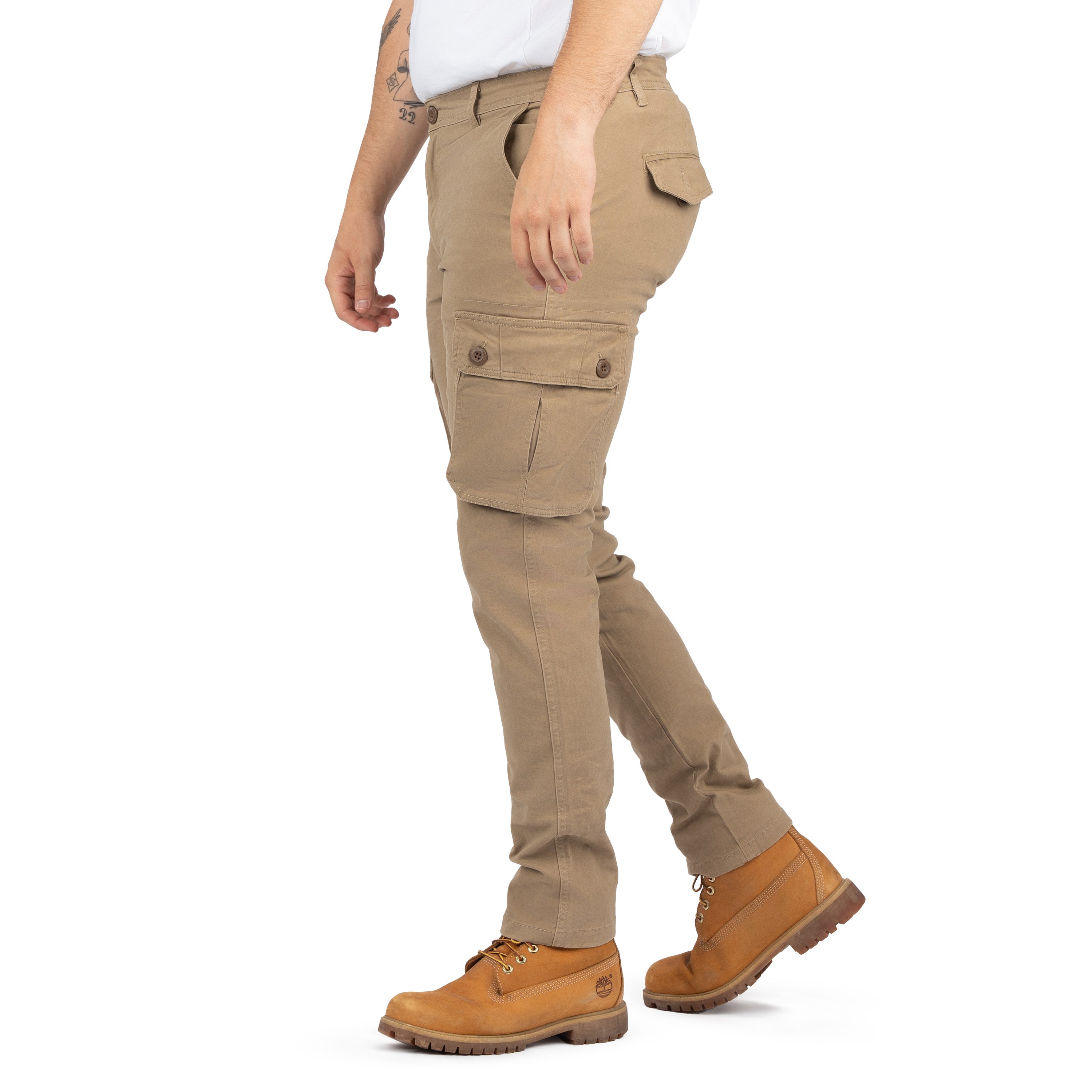 Men's Skinny Lycra Cargo Pants