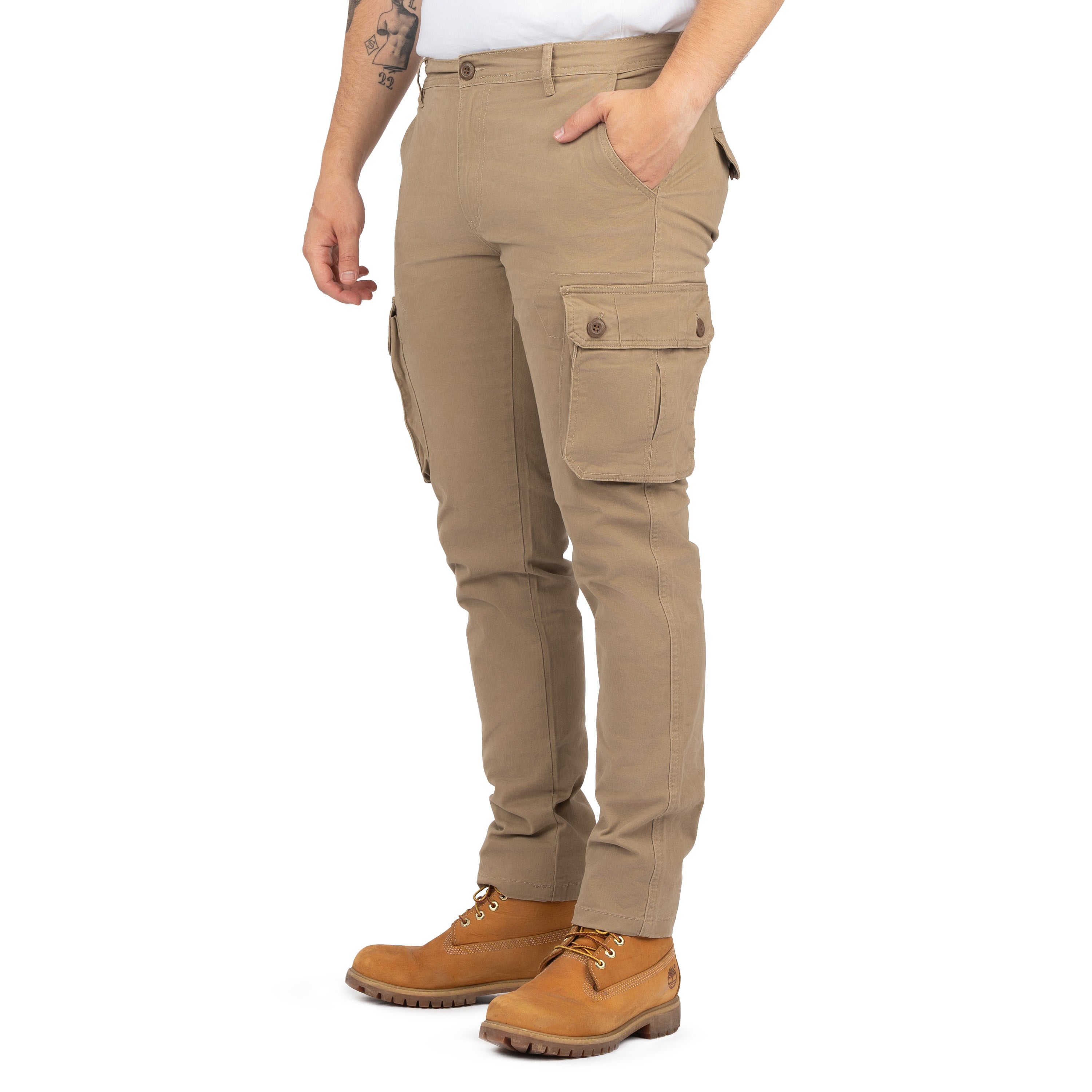 Men's Skinny Lycra Cargo Pants