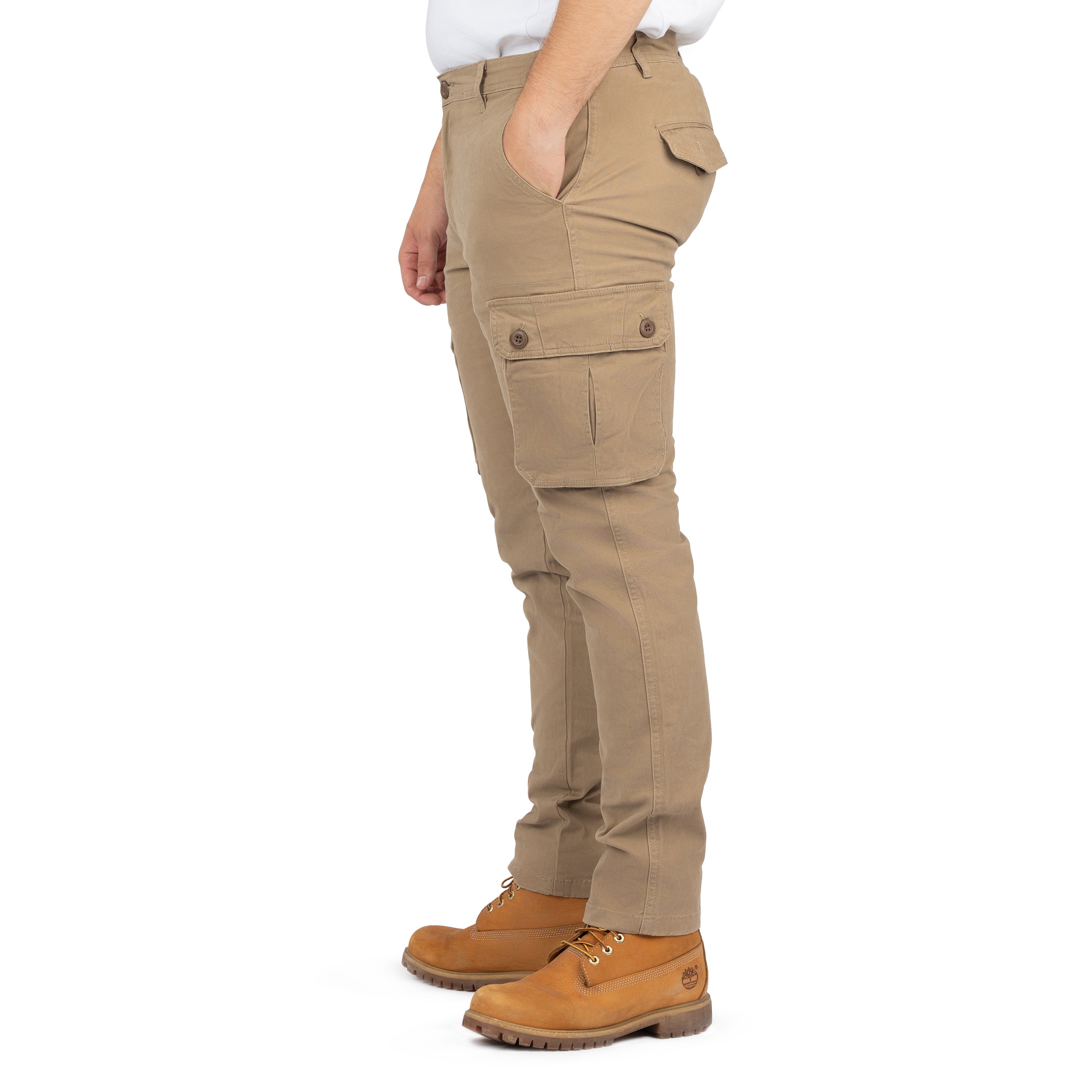 Men's Skinny Lycra Cargo Pants