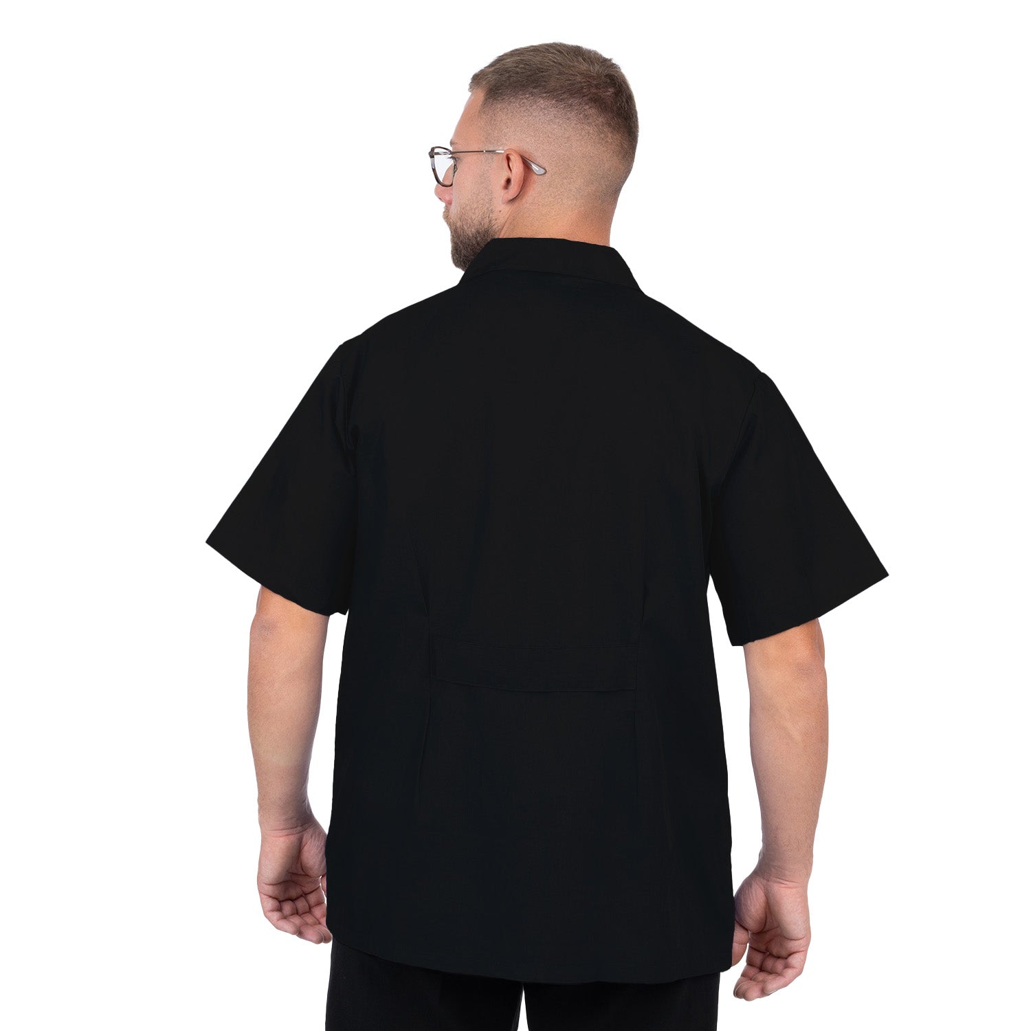 Short Sleeve Lab Coat