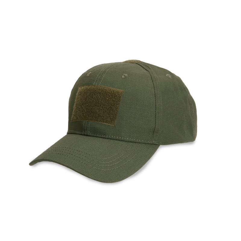 Sgan Tactical 6-Panel Ripstop Hat with Velcro Patch Panels