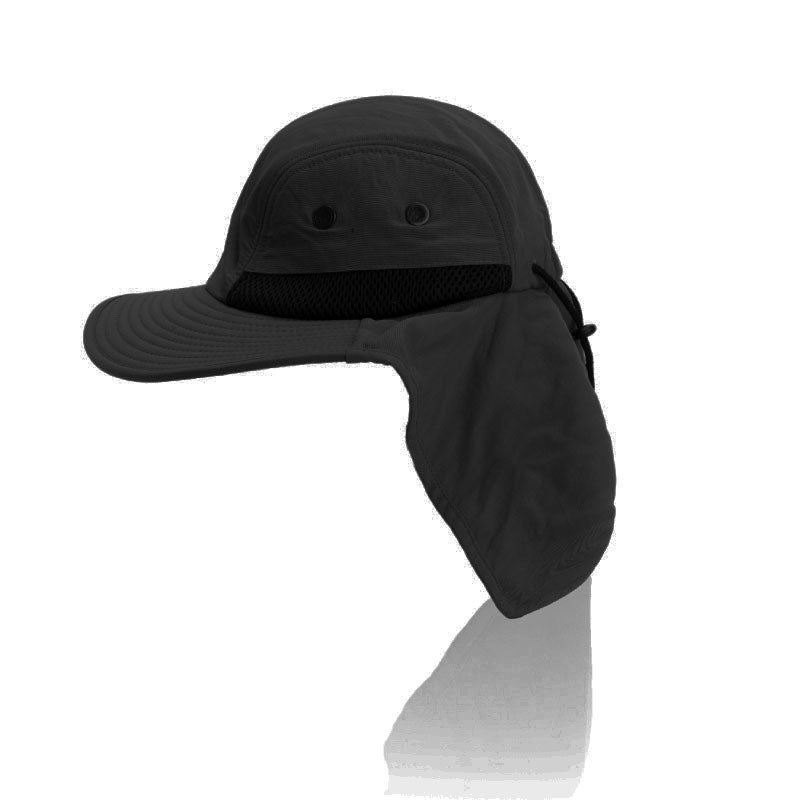 Sahara Wide-Brim Microfiber Hat with Vents & Neck Cover