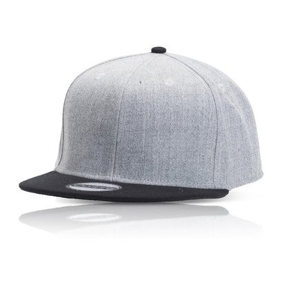 Mike 6-Panel Two-Tone Melange Cap
