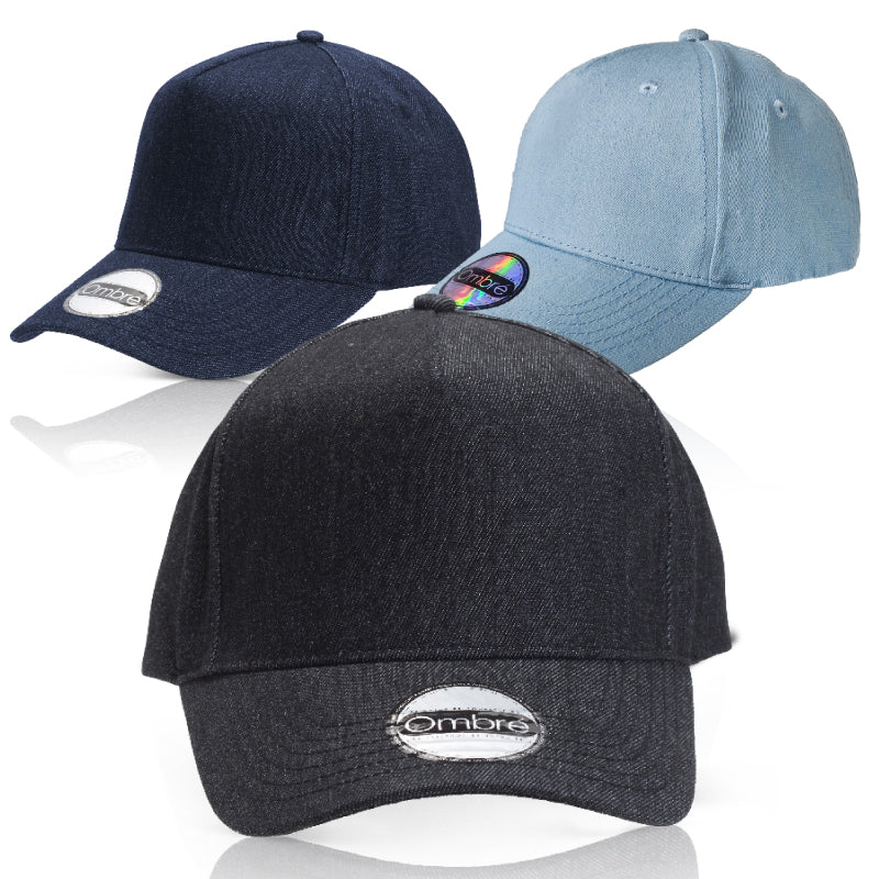 Jim 5-Panel Premium Denim Cap