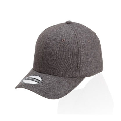 Vince 6-Panel Melange Stretch-Fit Cap