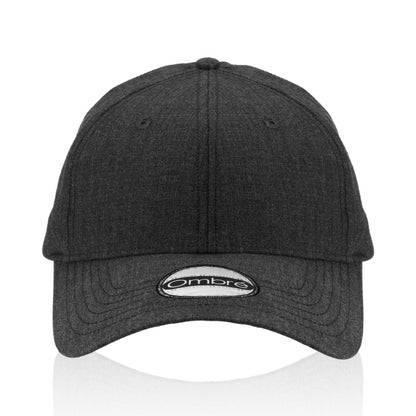 Vince 6-Panel Melange Stretch-Fit Cap