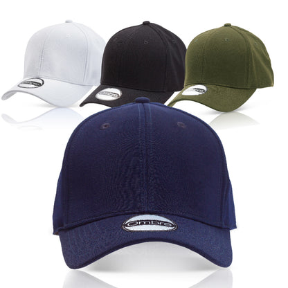 Bob 6-Panel Moisture-Wicking Stretch-Fit Cap