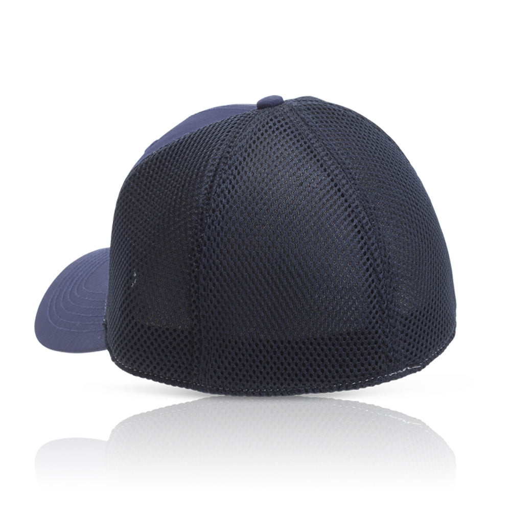 Tony 6-Panel Microfiber & Mesh Stretch-Fit Cap