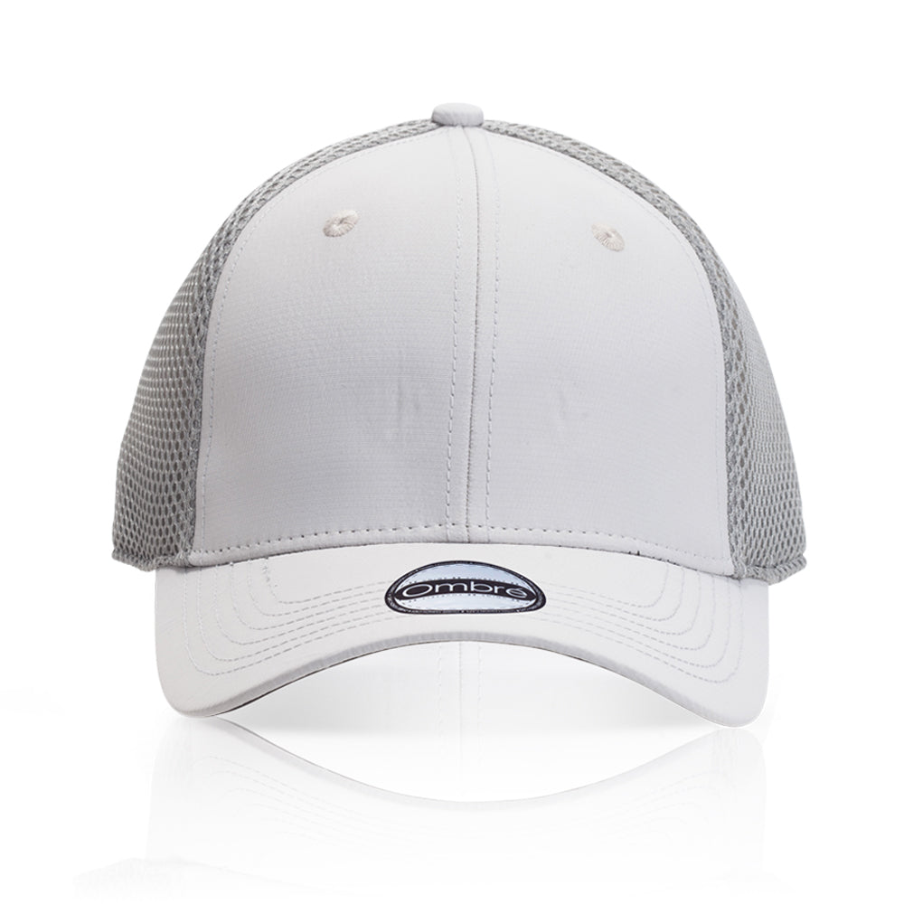 Tony 6-Panel Microfiber & Mesh Stretch-Fit Cap