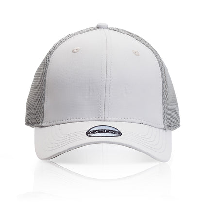 Tony 6-Panel Microfiber & Mesh Stretch-Fit Cap