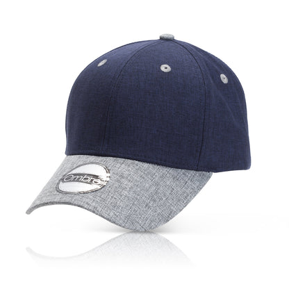 John 6-Panel Two-Tone Melange Cap