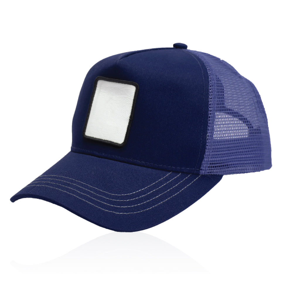 Justin 5-Panel Mesh Cap with Optional Patch Panel