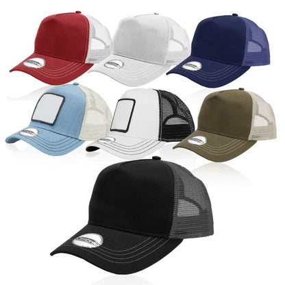 Justin 5-Panel Mesh Cap with Optional Patch Panel