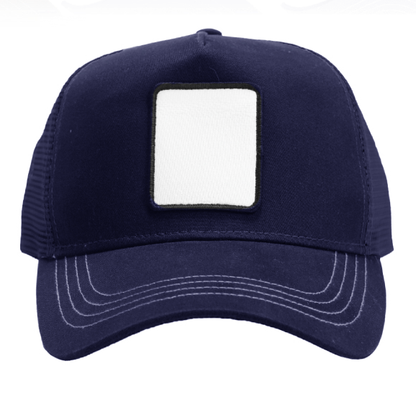 Justin 5-Panel Mesh Cap with Optional Patch Panel