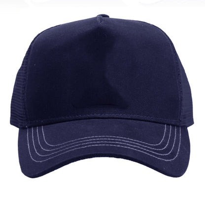 Justin 5-Panel Mesh Cap with Optional Patch Panel