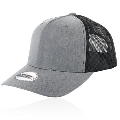 Justin 5-Panel Mesh Cap with Optional Patch Panel