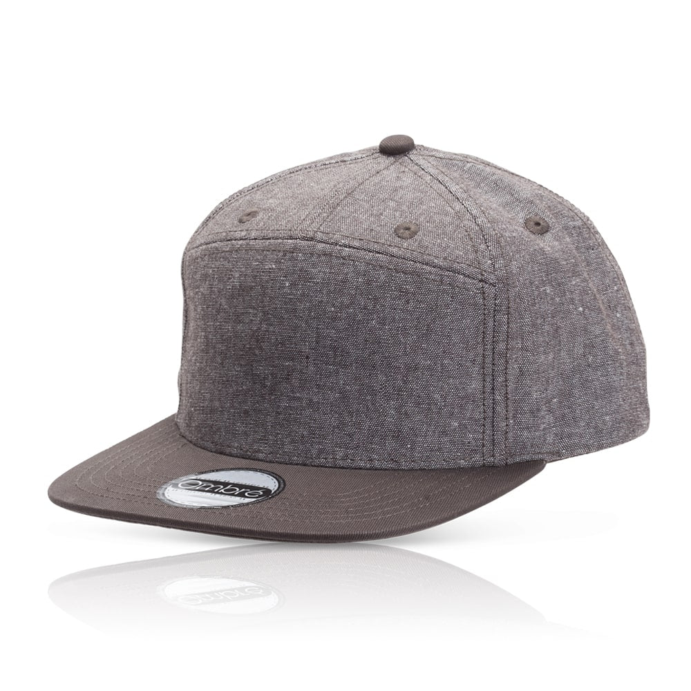 Max 7-Panel Flat-Visor Melange Cap