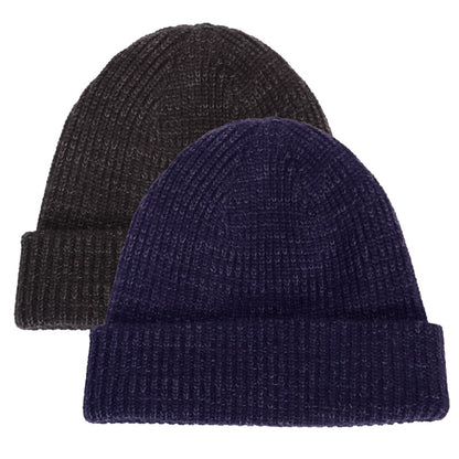 Paris Merino Wool Beanie with Fleece Lining
