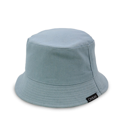 Lucas Two-Layer Denim & Cotton Bucket Hat