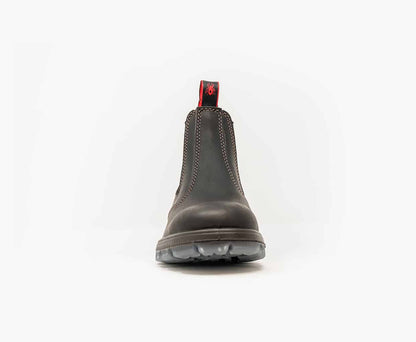Safety Boot – Dark Brown Leather