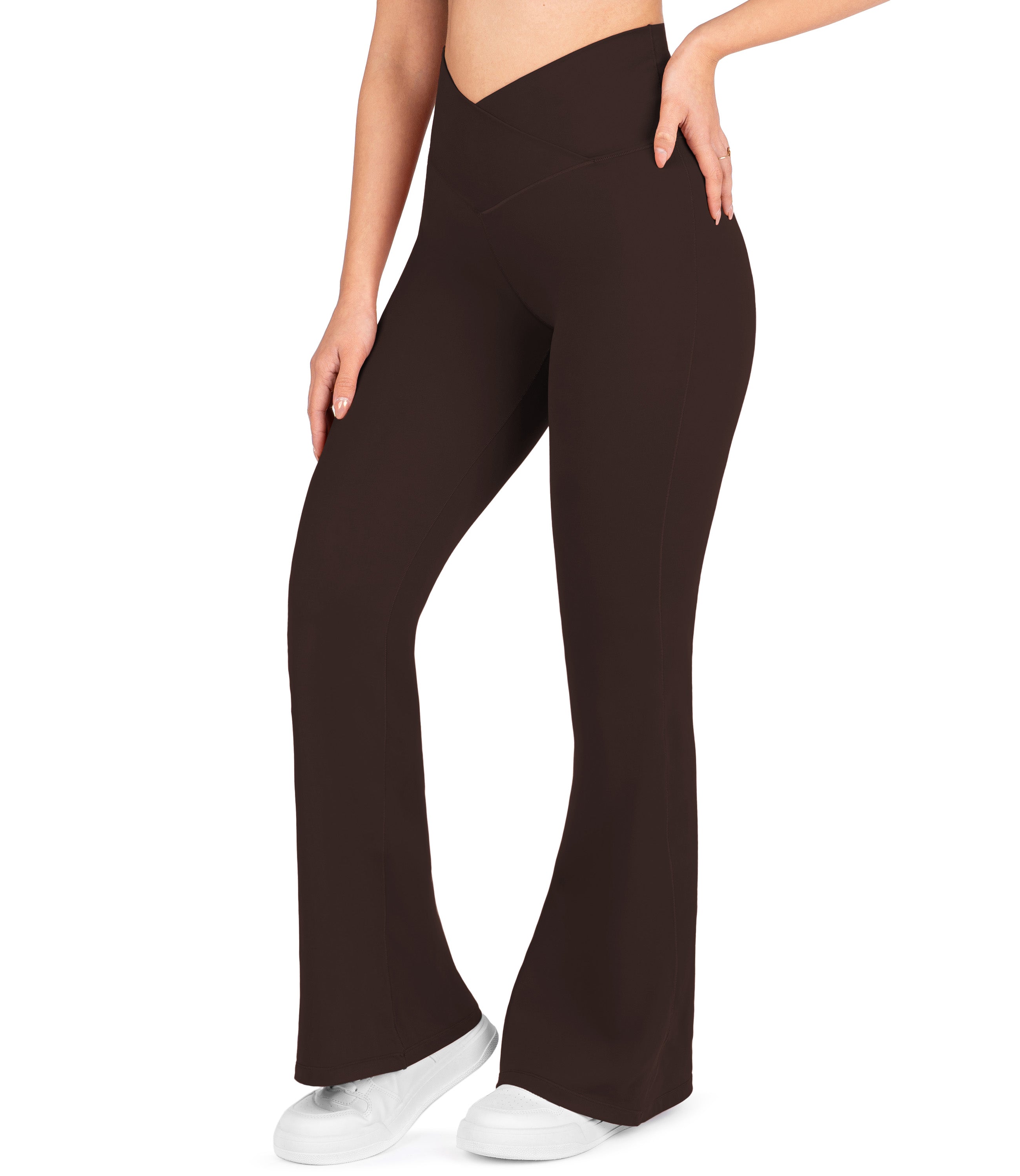 NirLUX Crossover Flare Yoga Pants 30" Inseam