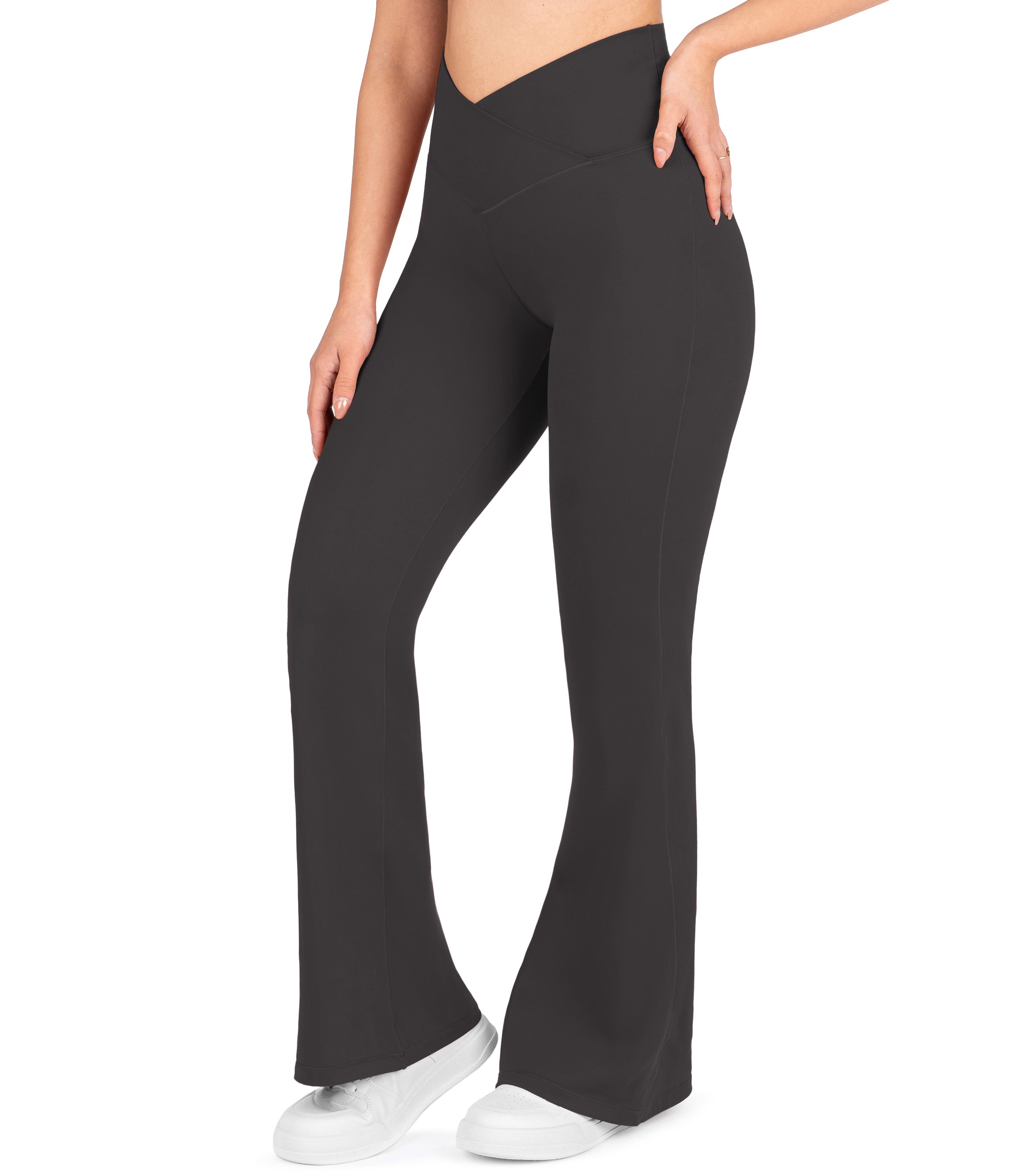 NirLUX Crossover Flare Yoga Pants