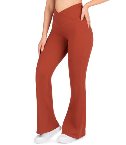 NirLUX Crossover Flare Yoga Pants
